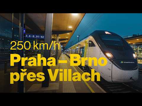 Z Prahy do Brna 250 km/h přes Graz a Villach