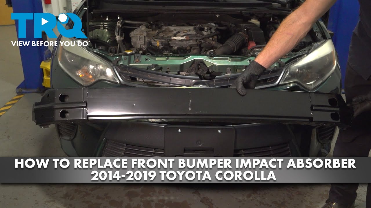 How to Replace Front Bumper Impact Absorber 2014-2019 Toyota Corolla