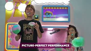 Watch a robot spin fresh cotton candy 🌸 (100+ shapes!)