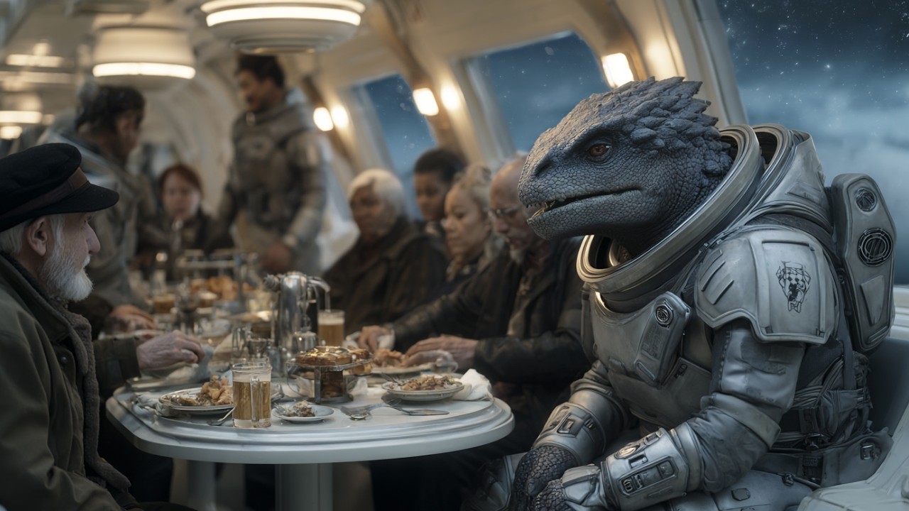 A Human Mechanic Offered His First-Class Seat to a Veteran Dragon — Then Everything Changed! | HFY