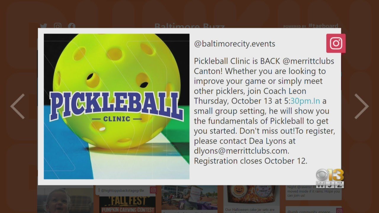 Baltimore Buzz Pickleball clinic returns to Merritt Club Canton YouTube