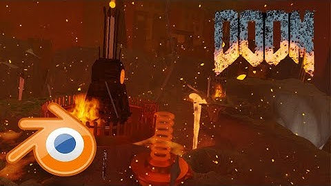 DOOM Eternal Blender  Fan Animation |   Animation Short  Blender