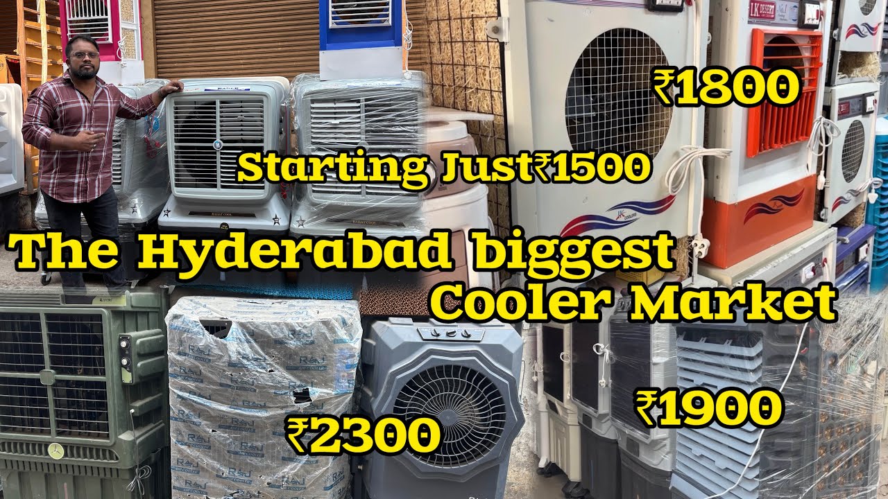  The Hyderabad🔥🔥 biggest cooler 😉👌market starting just ₹1500  summer Special offer 👍MNAVLOGS 
