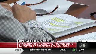 State Board of Education considering takeover of Bessemer City Schools