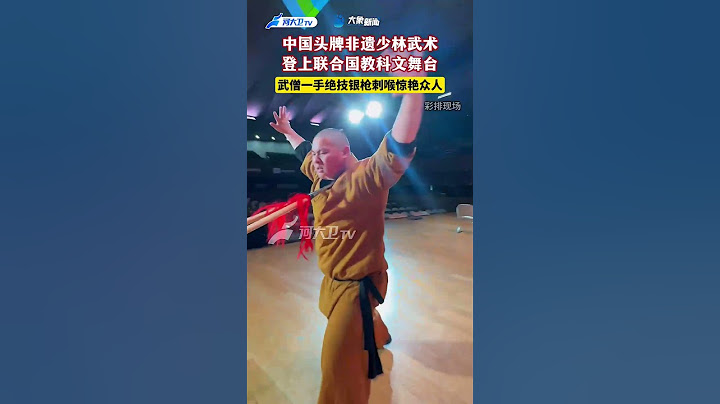 中國頭牌非遺少林武術，登上聯合國教科文舞臺！武僧一手絕技銀槍刺喉驚艷眾人#shaolin #kungfu #shorts