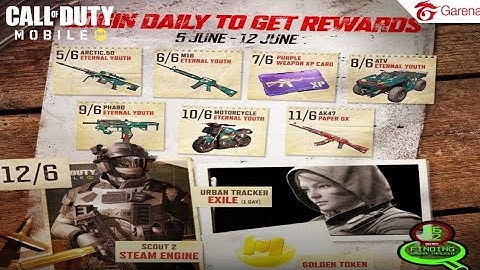 LOGIN DAILY TO GET REWARDS (Free Scout 2) | COD MOBILE