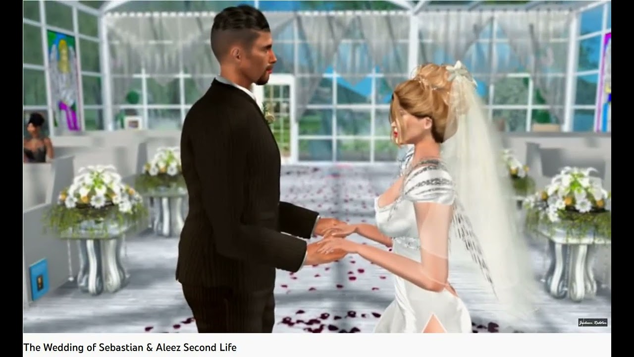Seb and Aleez wedding 6/5/21 on the Second Life grid