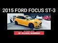 Ford Focus 2.0T EcoBoost ST-3 Euro 6 (s/s) 5dr SUNROOF, ford service history