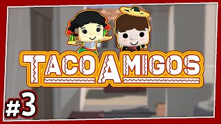 Taco Amigos  #3  FEED THE LUCADOR!! (4Player Diner Bros Gameplay)