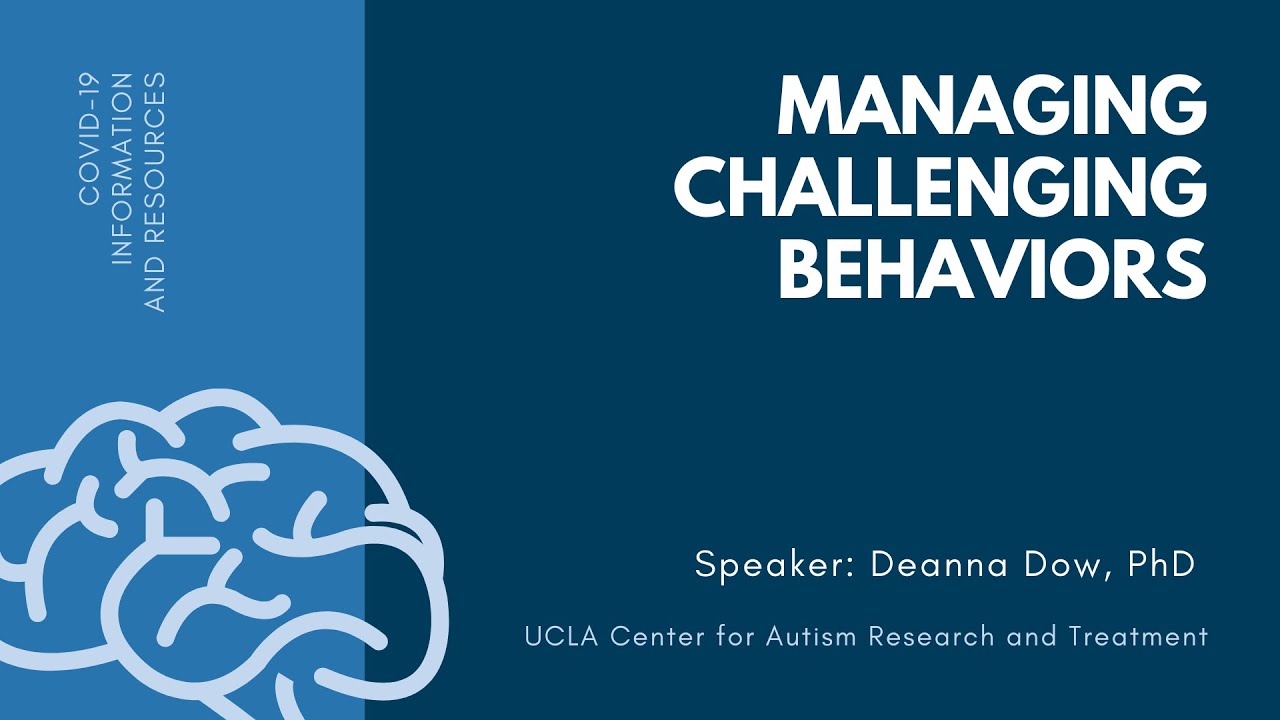 Managing Challenging Behaviors - YouTube