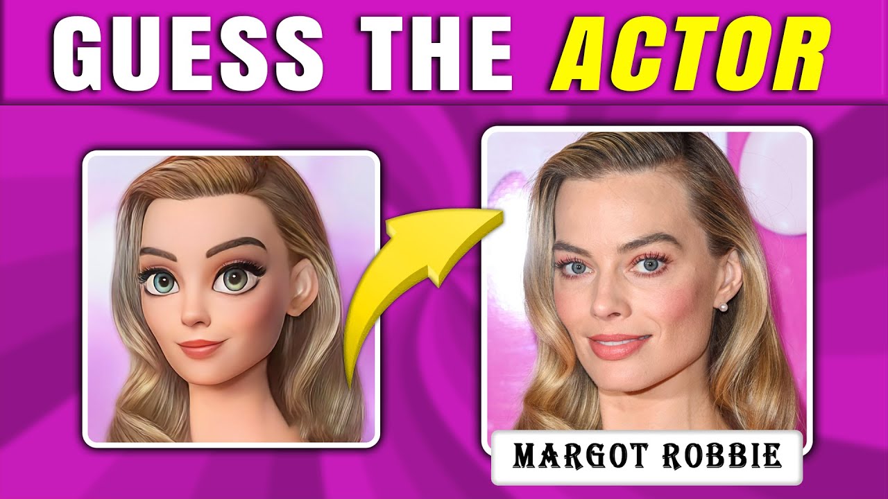 Guess the actor from the animation face