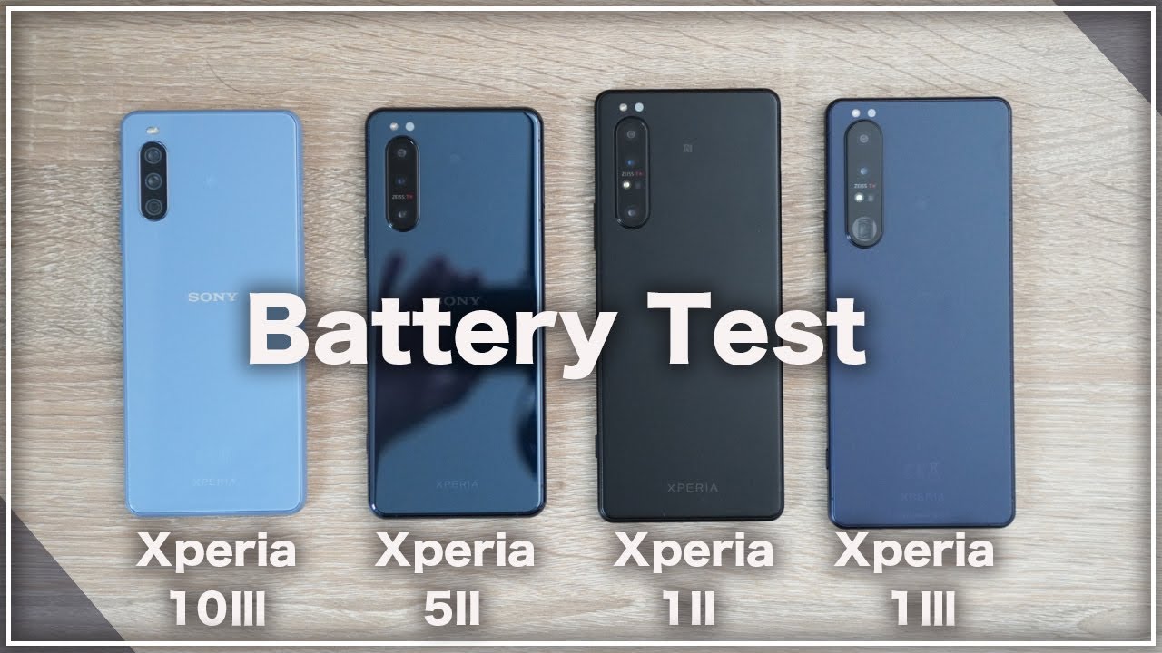 Xperia 1 の電池持ちは如何に 歴代xperiaとバッテリーテストをしてみた Youtube