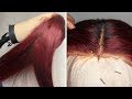 BRIGHT RED WITHOUT BLEACH & PROTECT THE LACE! | feat. Wiggins Hair