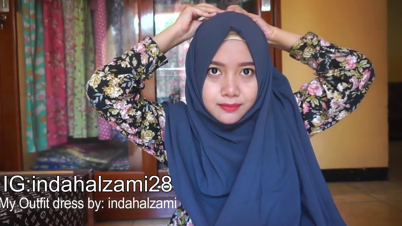 Tutorial Hijab Pashmina Ala Hema Ridani YouTube