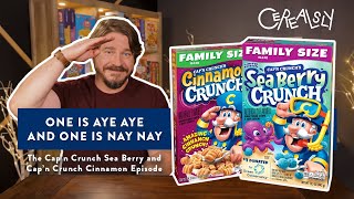 NEW Cap'n Crunch Sea Berry and Cinnamon Flavors Review!  You gotta try these! #cereal #review #funny