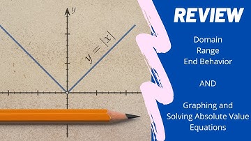 Example of Domain Range End Behavior and Absolute Values