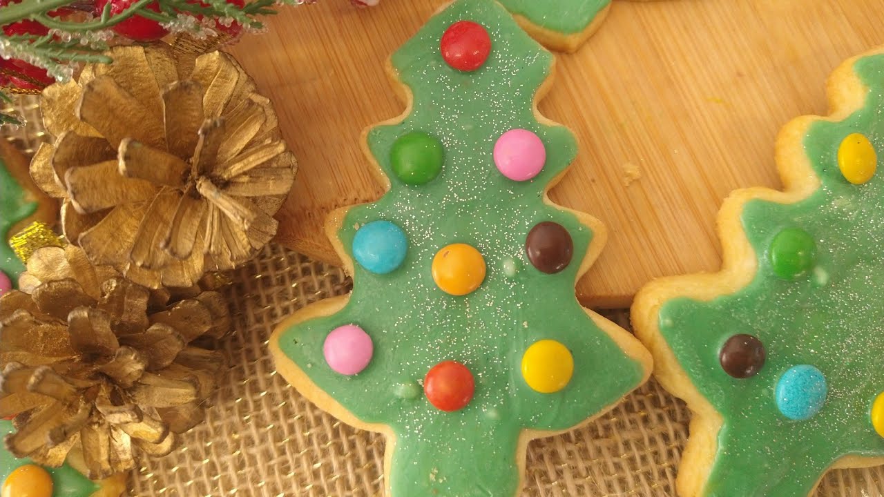 BISCOITOS DECORADOS COM CHOCOLATE - como fazer biscoitos decorados para o natal