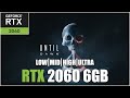 Until Dawn | All Settings Tested RTX 2060 6GB FPS TEST