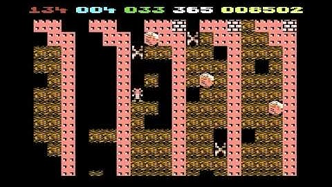 The Lost Caves 5 (C64) Walkthrough by Moon - KOMPLETT mit allen Caves (Boulder Dash)