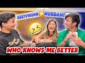 Who knows me better  best friend vs husband fun challenge tanshivlogs