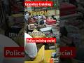 👮uppolice training video🤫 #uppolice training social Barak ki safai ki video apni training ki yade 👍