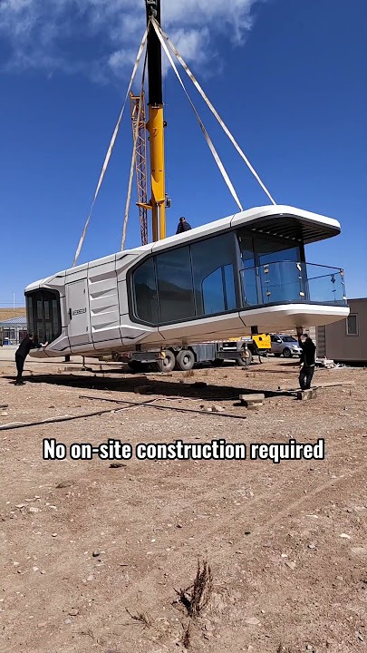 VESSEL Space Capsule-E7, a mobile house that does not occupy land #vessel #prefabhouse #spacecapsule