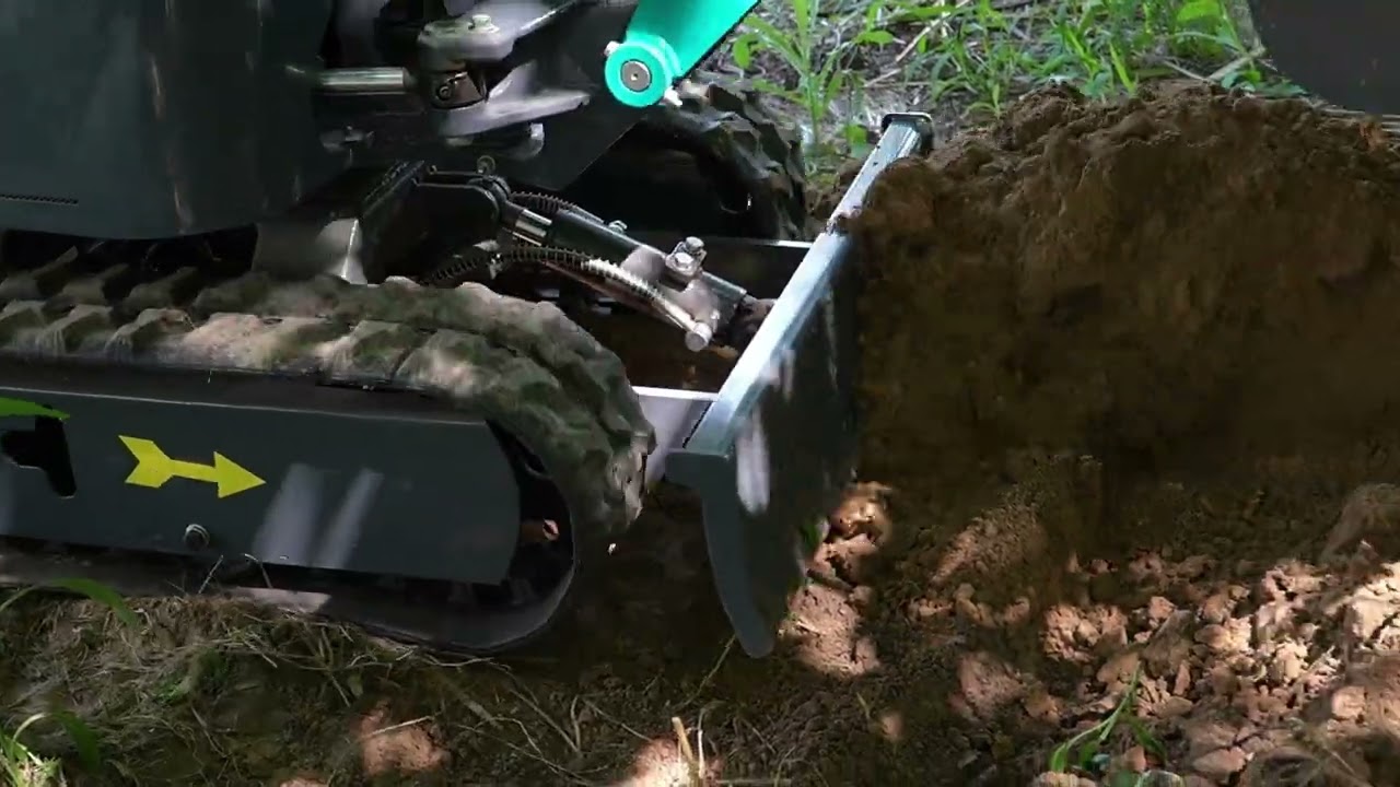 Teste de lâmina Dozer QL-12ECO | Solo solto em movimento