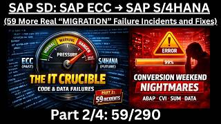 SAP SD ECC to S/4HANA Migration Technical Guide (Part 2/4): 56 Technical, Data & Conversion (83–141)