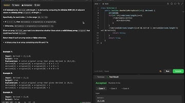 LeetCode Neighboring Bitwise XOR Solution | 2683 | Step-by-Step Explanation | Code Crack