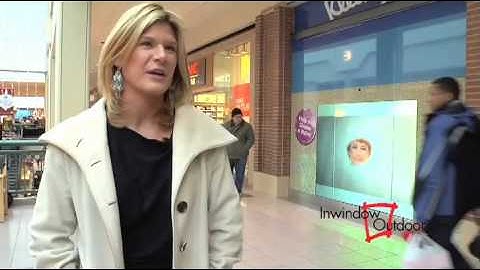 Gesture-Based Digital Signage for Kleenex by Inwindow Outdoor