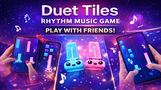 Duet Tiles Gameplay | Rhythm Music Tap Game with Piano Beats 🎶 screenshot 1