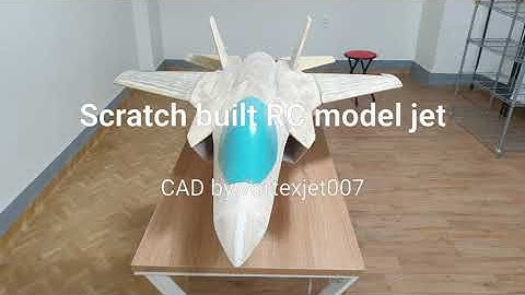 Scratch built RC model jet
