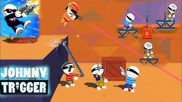 Johnny Trigger Boss Fight & Gun Attack - Level 251-260 Complete - Android Gameplay