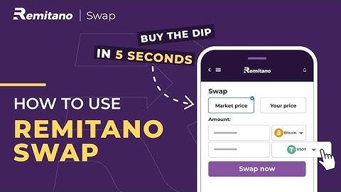 HOW TO SWAP COIN IN REMITANO