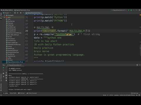 JD with Daily Python Practice ( Python Regular Expressions )