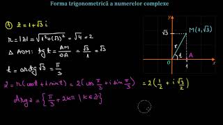 Forma trigonometrică a unui număr complex | Lectii-Virtuale.ro