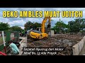 HARI APES TAK ADA DI KALENDER, PEMOTOR TERJATUH AKIBAT JALAN  LICIN JALUR EXCA ANGKUT U-DITCH