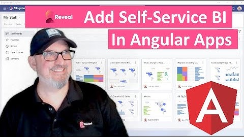 Embedding Dashboards & Self-Service BI to Angular Apps