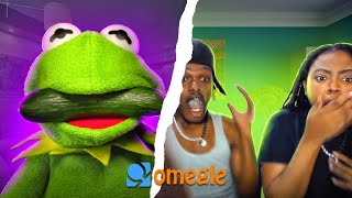 Kermit strikes fear into the hearts of his enemies on Omegle