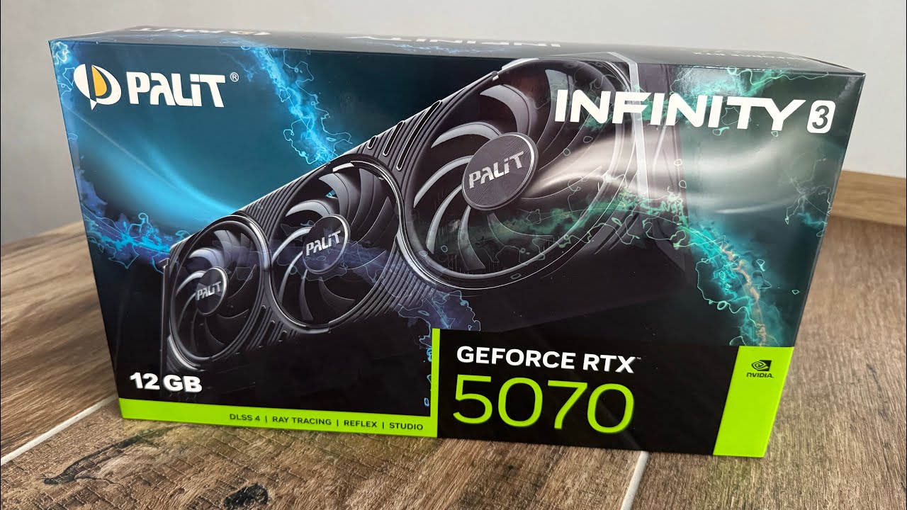 UNBOXING | PALIT GeForce RTX 5070 Infinity 3 12GB - YouTube