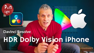 DAVINCI RESOLVE- étalonnage Colorimétrique iPhone HDR Dolby Vision