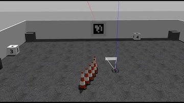 Tracking Target using Visual Servoing (IBVS) in Gazebo/ROS2 Simulation