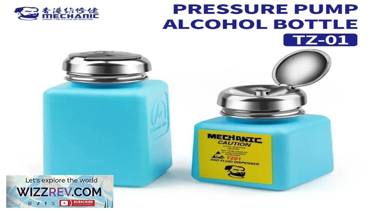 MECHANIC TZ01 120ml 180ml Alcohol Bottle Pressure Pump for Mobile Phone PCB