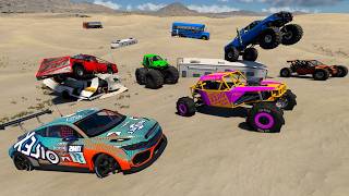 Racing Random Cars in Dangerous Desert screenshot 4