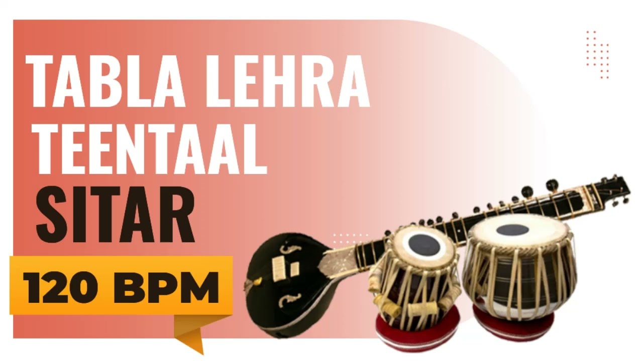 Teentaal Lehra Sitar  Bhimpalasi  C   120 bpm  Drut laya