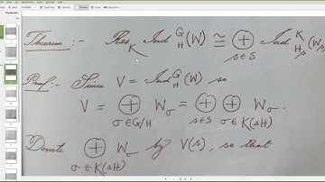 Restriction and Mackey
