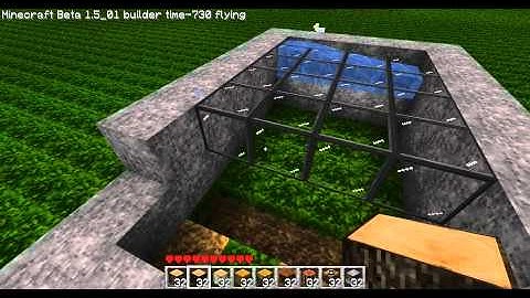 Minecraft Tutorial - Turning Redstone Into Obsidian