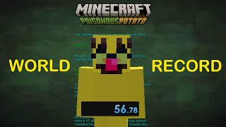 I beat Minecraft in under a minute, kind of…