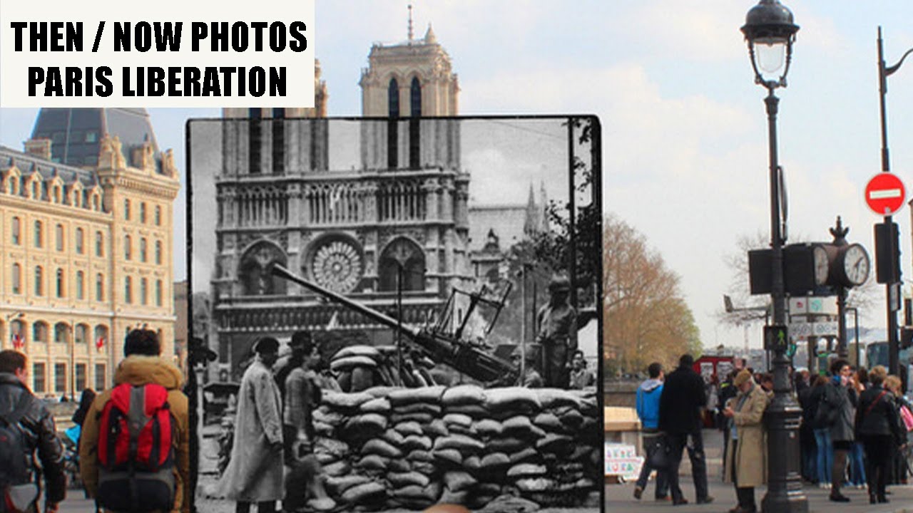 Liberation Of Paris - Then & Now Photography