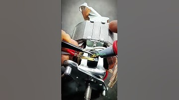 installing carbon brushes #dynamo #motor